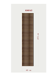 AKUSTİK ESNEK KEÇE PANEL 60x275 CM – KEMENÇE