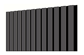 Akustik Esnek Keçe Panel 60x275 cm - Antrasit