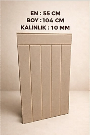 RF50 ÖZEL HAM MDF DUVAR PANELİ  55 CM X 104 CM ( 10 MM KALINLIK )