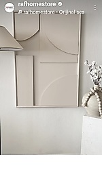 İSKANDİNAV STİL BOYANABİLİR HAM MDF TABLO