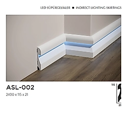 POLİMER LED’Lİ SÜPÜRGELİK (2 ADET)