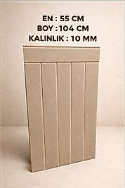 RF50 ÖZEL HAM MDF DUVAR PANELİ  54 CM X 104 CM ( 10 MM KALINLIK )