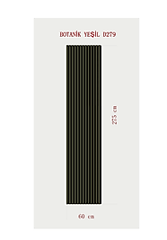 Akustik Esnek Keçe Panel 60x275 cm – Botanik Yeşil
