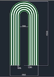 Gökkuşağı Desenli Duvar Dekoru ( 5 mm kalınlık )