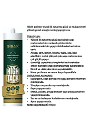 SİBAX MONTAJ - KORNİŞ YAPIŞTIRICISI 290 ML