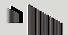 AKUSTİK ESNEK KEÇE PANEL 60x275 CM - ANTRASİT