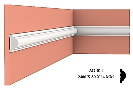 AD-014 Polimer Duvar Çıtası (2 ADET)