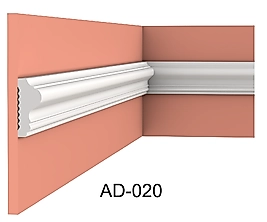 AD-020 Polimer Duvar Çıtası (2 ADET)