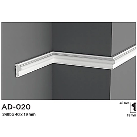 AD-020 Polimer Duvar Çıtası (2 ADET)