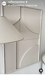 İSKANDİNAV STİL BOYANABİLİR HAM MDF TABLO