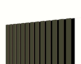Akustik Esnek Keçe Panel 60x275 cm – Botanik Yeşil