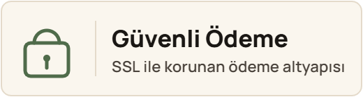 Güvenli Ödeme